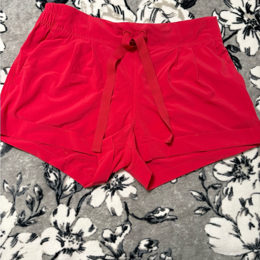 Lululemon Athletica High Waist Pink Shorts - Picture 2 of 9